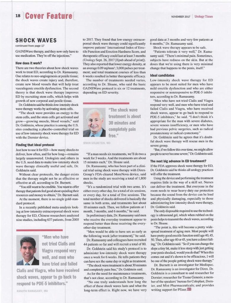 Urology Times Feature Story